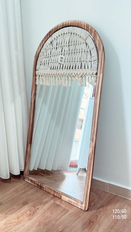 مراه اطار خشب